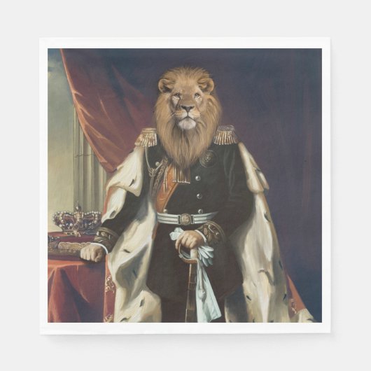 Noble Beasts - Dandy Lion Servet (Voorkant)