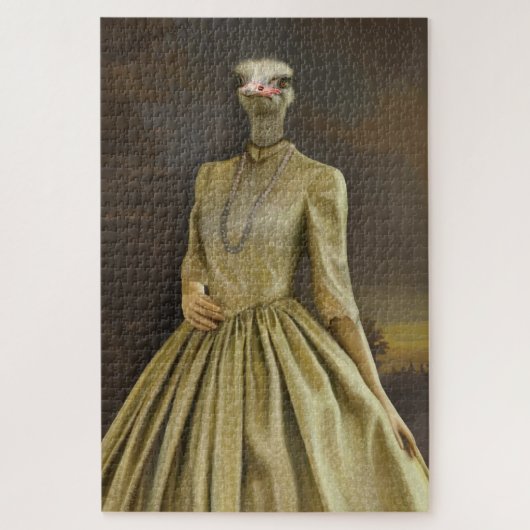 Noble Beasts - Dandy Ostrich Legpuzzel (Verticaal)