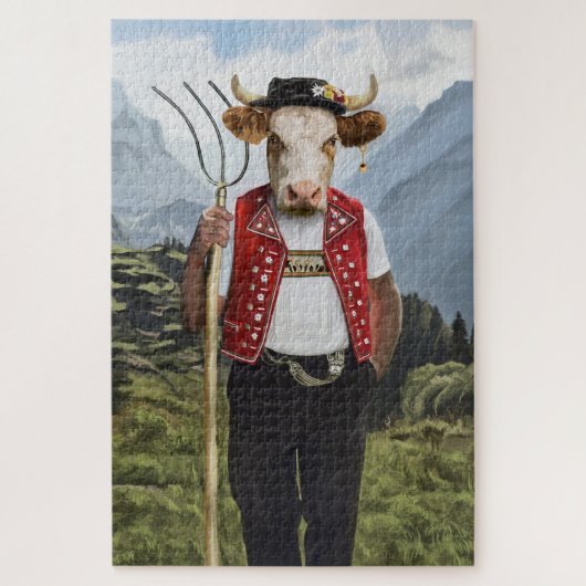 Noble Beasts - Koe Dandy Legpuzzel (Verticaal)