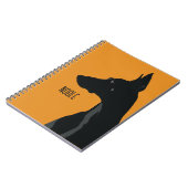 Noble Black Doberman Notitieboek (Linkerzijde)