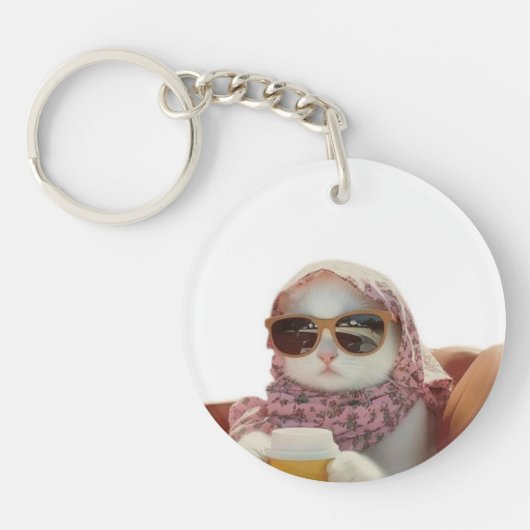 Noble cat sleutelhanger (Voorkant)