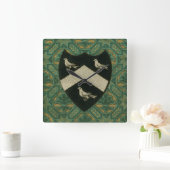 Noble Crest II Vierkante Klok (Huis)