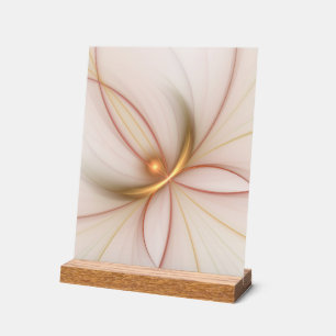 Noble Cuivre Et Or Abstrait Art Fractal Moderne