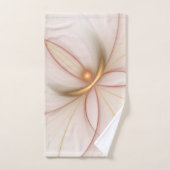 Noble Cuivre Et Or Abstrait Art Fractal Moderne (Serviette à main)