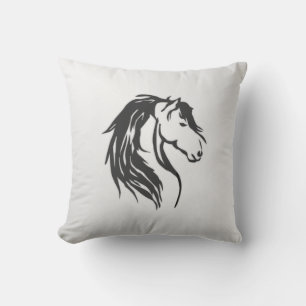 Noble Horse Head Buitenkussen