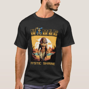Noble Mystic Shriners Egyptische Farao Piramides F T-shirt