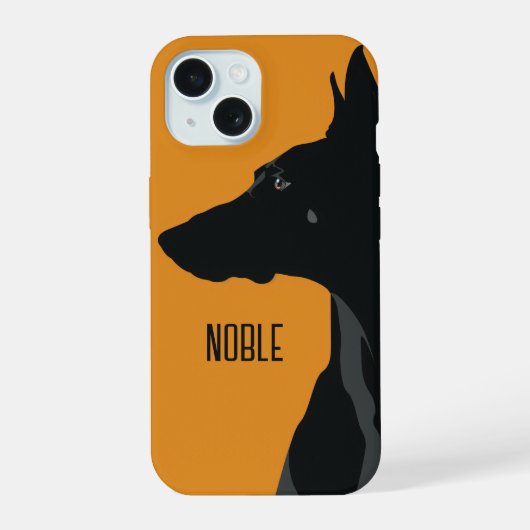 Noble noir Doberman (Verso)