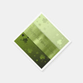 Noble St. Patrick's Day Shamrocks - Papieren serve Servetten (Hoek)