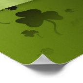 Noble St. Patrick's Day Shamrocks - Poster Print (Coin)