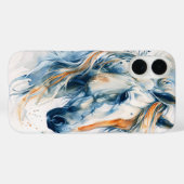 Noble White Horse Case-Mate iPhone Case (Achterkant (horizontaal))