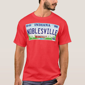 Noblesville Indiana License Bord T-shirt