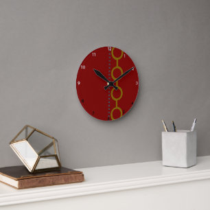 NobleWine GoldGlow Acryl Wandklok Ronde Klok