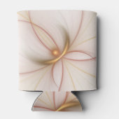 Nobly Copper and Gold Abstract Modern Fractal Art Blikjeskoeler (Achterkant)