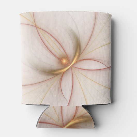 Nobly Copper and Gold Abstract Modern Fractal Art Blikjeskoeler (Achterkant)