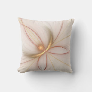 Nobly Copper and Gold Abstract Modern Fractal Art Buitenkussen