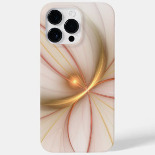 Nobly Copper and Gold Abstract Modern Fractal Art Case-Mate iPhone 14 Pro Max Hoesje