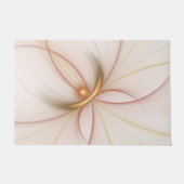 Nobly Copper and Gold Abstract Modern Fractal Art Deurmat (Voorkant)