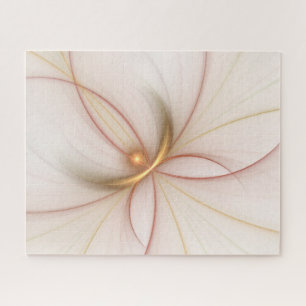 Nobly Copper and Gold Abstract Modern Fractal Art Legpuzzel