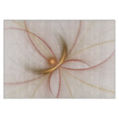 Nobly Copper and Gold Abstract Modern Fractal Art Snijplank (Voorkant)