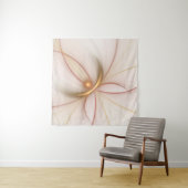 Nobly Copper and Gold Abstract Modern Fractal Art Wandkleed (In situ)