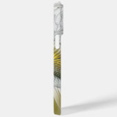 Nobly Golden Blauwgroen Abstracte Fantasy Fractal  Case-Mate iPhone Case (Achterkant / Rechts)