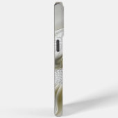 Nobly Golden Blauwgroen Abstracte Fantasy Fractal  Case-Mate iPhone Case (Achterkant / Rechts)