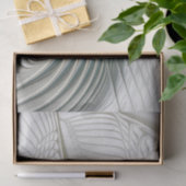 Nobly Golden Blauwgroen Abstracte Fantasy Fractal Tissuepapier (Geschenk)