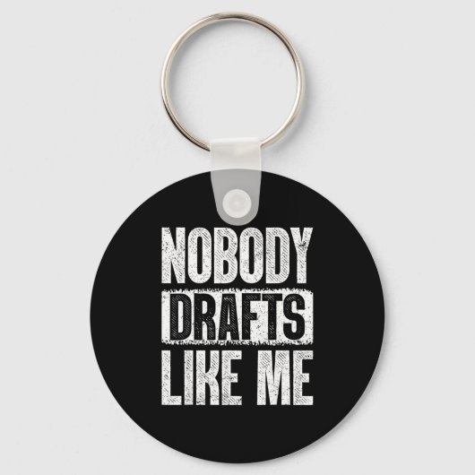Nobody Drafts Like Me Fantasy Football Draft Day  Sleutelhanger (Voorkant)