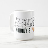 Nobody's Purr-fect Koffiemok (Voorkant links)