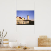 Nobska Lighthouse, Bossen Hole, Massachusetts Poster (Keuken)