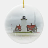 Nobska Point Lighthouse Ornament (Achterkant)