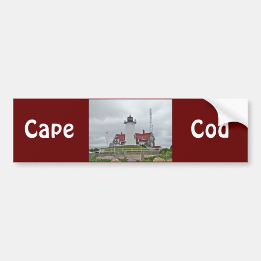 Nobska Point Lighthouse-reeks Bumpersticker (Voorkant)