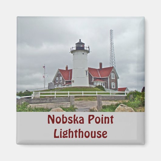 Nobska Point Lighthouse-reeks Magneet (Voorkant)