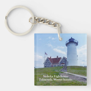 Nobska Vuurtoren Cape Cod MA Sleutelhanger