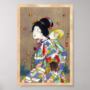 Nobukazu Yosai-favorieten van mooie dames-liefhebb Poster