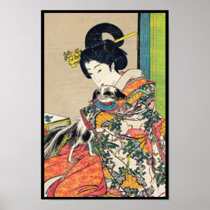 Nobukazu Yosai-favorieten van mooie dames-liefhebb Poster