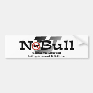 NoBullU Bumpersticker