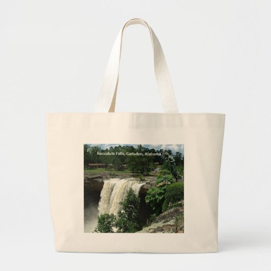 Noccalula Herfsten, Gadsden, Alabama Grote Tote Bag (Voorkant)