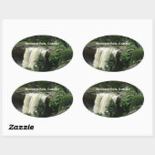 Noccalula Herfsten, Gadsden, Alabama Ovale Sticker (Vel)