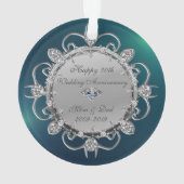 Noces d'argent Diamants Vert 50e Anniversaire de M (dos)