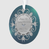 Noces d'argent Diamants Vert 50e Anniversaire de M (devant)