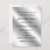 Noces de Diamant Invitation Photo 11x15 cm (Dos)