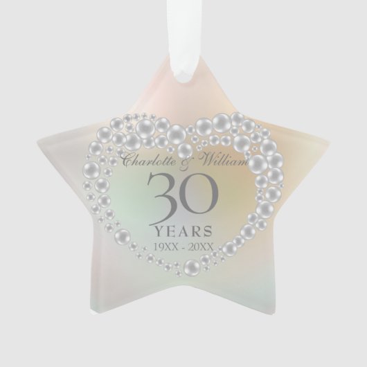 Noces de perle 30 ans de mariage (devant)