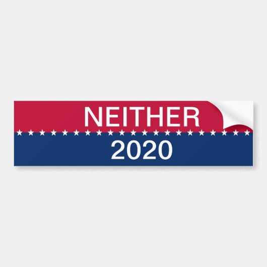 Noch 2020 bumpersticker (Voorkant)