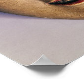 Noch theatermasker van een jongen genaamd poster (Hoek)