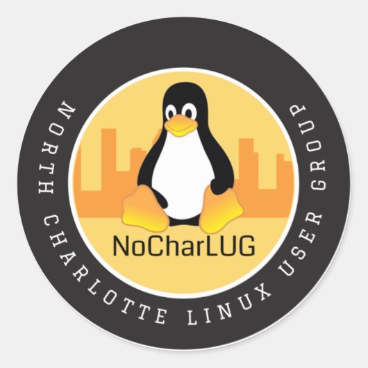 NoCharLUG Sticker (Voorkant)