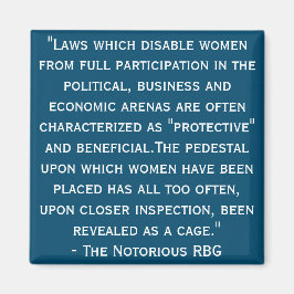 Nochtans beruchte RBG Citaat Magnet Magneet