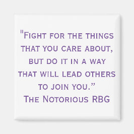 Nochtans beruchte RBG Citaat Magnet Magneet