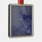 Noctis Labyrinthus formatie op Mars Metalen Ornament (Rechts)