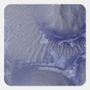 Noctis Labyrinthus formatie op Mars Vierkante Sticker